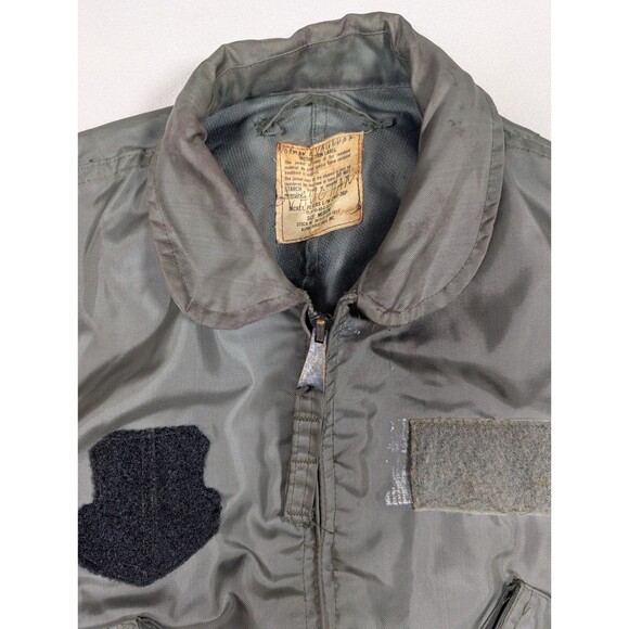 Flyers Jacket L/W CWU-36/P Mens Medium Green Nomex Flight Pilot Alpha Industries - Picture 3 of 13